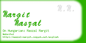 margit maszal business card